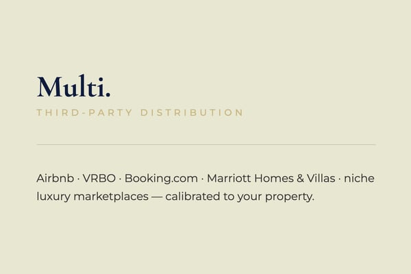 Multiple booking platform logos on a screen