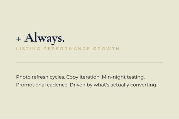 Listing performance data and analytics
